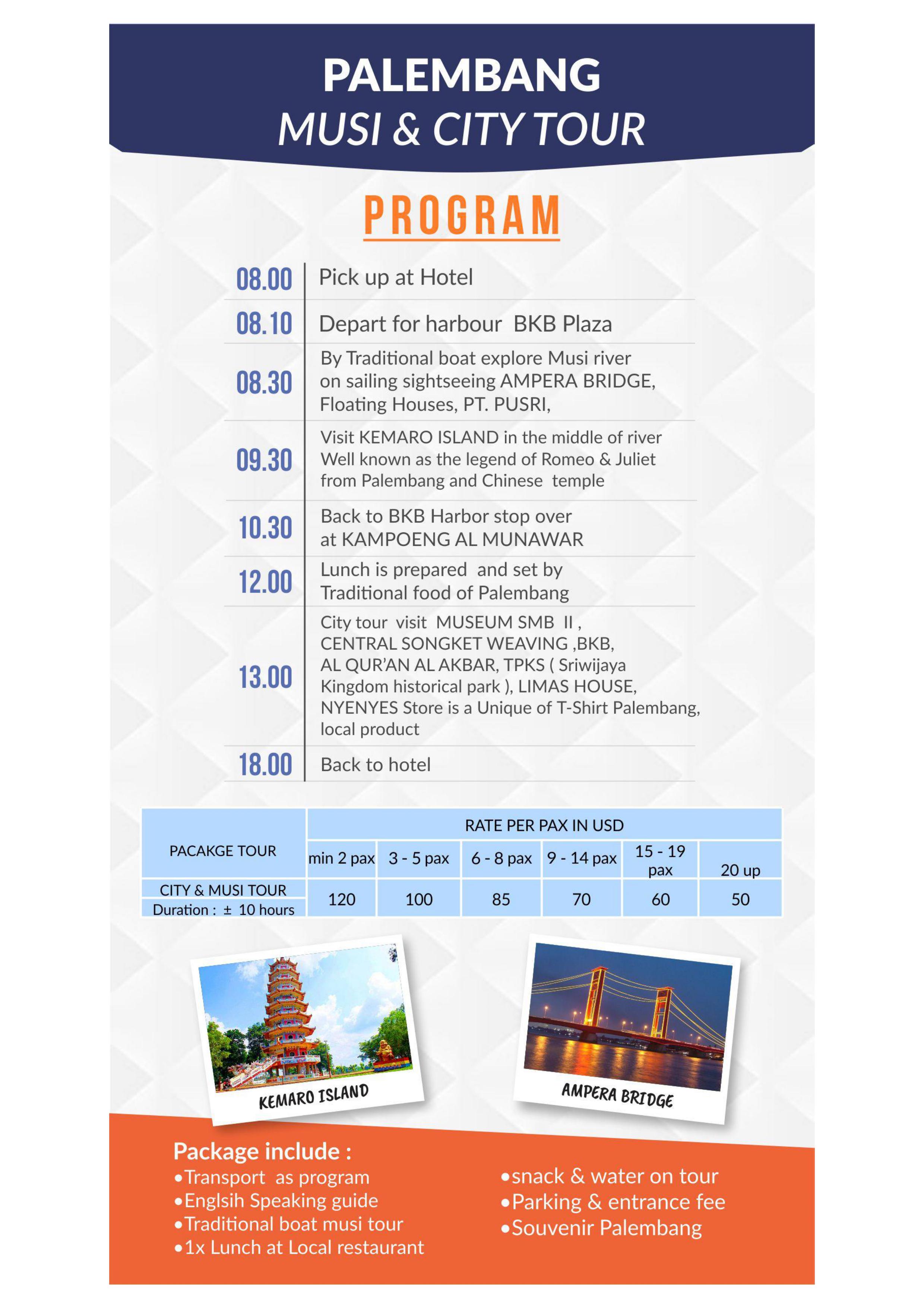 PALEMBANG & MUSI TOUR FOR ASIAN GAMES